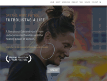 Tablet Screenshot of futbolistas4lifefilm.com